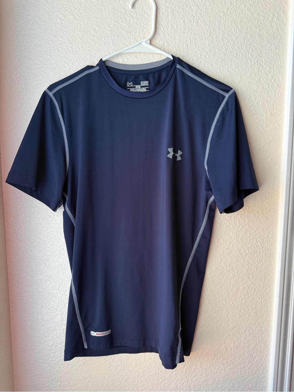 Under Armour Navy Short-Sleeve HeatGear Performance Tee